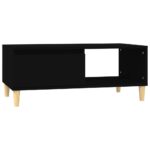 vidaXL Konferenčný stolík čierny 90x50x36,5 cm spracované drevo – Obrázok 2