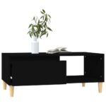 vidaXL Konferenčný stolík čierny 90x50x36,5 cm spracované drevo – Obrázok 4
