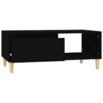 vidaXL Konferenčný stolík čierny 90x50x36,5 cm spracované drevo – Obrázok 6