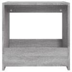 vidaXL Bočný stolík sivý sonoma 50x26x50 cm spracované drevo – Obrázok 4