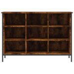 vidaXL Botník dymový dub 100x35x70 cm kompozitné drevo – Obrázok 4