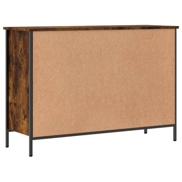 vidaXL Botník dymový dub 100x35x70 cm kompozitné drevo – Obrázok 6