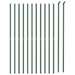 vidaXL Drôtený plot s kotviacimi hrotmi zelený 1,8x25 m – Obrázok 3