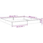 vidaXL Pieskovisko so sedadlami biele štvorec masívna borovica – Obrázok 9