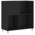 vidaXL Skrinka na platne čierna 84,5x38x89 cm kompozitné drevo – Obrázok 2
