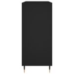 vidaXL Skrinka na platne čierna 84,5x38x89 cm kompozitné drevo – Obrázok 5