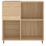 vidaXL Skrinka na platne dub sonoma 84,5x38x48 cm kompozitné drevo – Obrázok 4