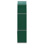 vidaXL Držiak na polená zelený 120x45x210 cm pozinkovaná oceľ – Obrázok 5