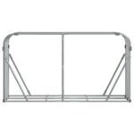 vidaXL Držiak na polená bledosivý 180x45x100 cm pozinkovaná oceľ – Obrázok 4