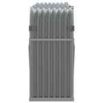 vidaXL Držiak na polená bledosivý 180x45x100 cm pozinkovaná oceľ – Obrázok 5