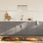 vidaXL Kuchynský koberec viacfarebný 60x180 cm umývateľný protišmykový