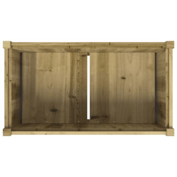 vidaXL Záhradný kvetináč 90x50x70 cm impregnovaná borovica – Obrázok 8