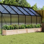 vidaXL Záhradné kvetináče 2 ks masívna borovica