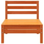 vidaXL Záhr. pohovky bez podrúčok 4 ks voskové hnedé masívna borovica – Obrázok 5