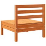 vidaXL Záhr. pohovky bez podrúčok 4 ks voskové hnedé masívna borovica – Obrázok 7