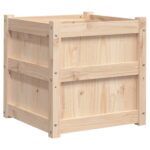 vidaXL Záhradný kvetináč 50x50x50 cm masívna borovica – Obrázok 7