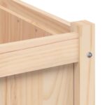 vidaXL Záhradný kvetináč 50x50x50 cm masívna borovica – Obrázok 9