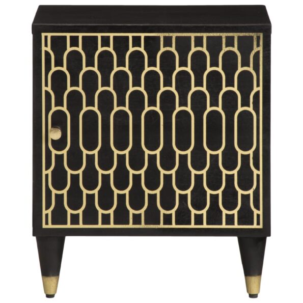 vidaXL Nočný stolík 40x33x46 cm masívne mangovníkové drevo – Obrázok 3