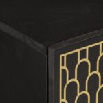 vidaXL Nočný stolík 40x33x46 cm masívne mangovníkové drevo – Obrázok 8