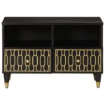 vidaXL TV skrinka 70x33x46 cm masívne mangovníkové drevo – Obrázok 3
