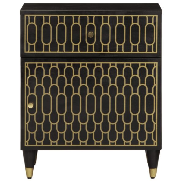 vidaXL Nočný stolík 50x33x60 cm, mangový masív – Obrázok 3