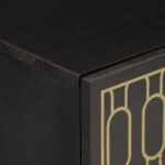 vidaXL Nočný stolík 50x33x60 cm, mangový masív – Obrázok 8