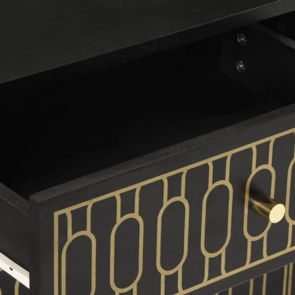 vidaXL Nočný stolík 50x33x60 cm, mangový masív – Obrázok 9