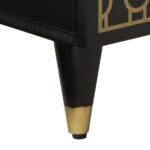 vidaXL Nočný stolík 50x33x60 cm, mangový masív – Obrázok 9