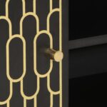 vidaXL TV skrinka 80x31,5x46 cm mangovníkový masív – Obrázok 9