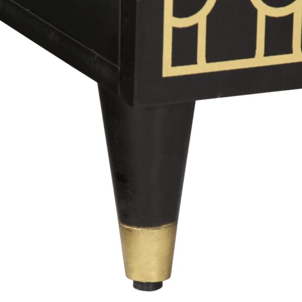 vidaXL TV skrinka 80x31,5x46 cm mangovníkový masív – Obrázok 10