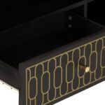 vidaXL TV skrinka 80x33x46 cm, mangový masív – Obrázok 9