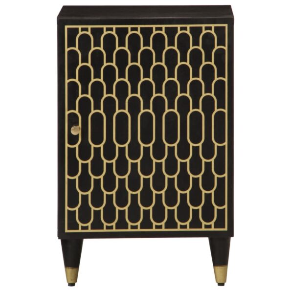 vidaXL Nočný stolík 38x33x58 cm masívne mangovníkové drevo – Obrázok 3