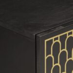 vidaXL Nočný stolík 38x33x58 cm masívne mangovníkové drevo – Obrázok 8