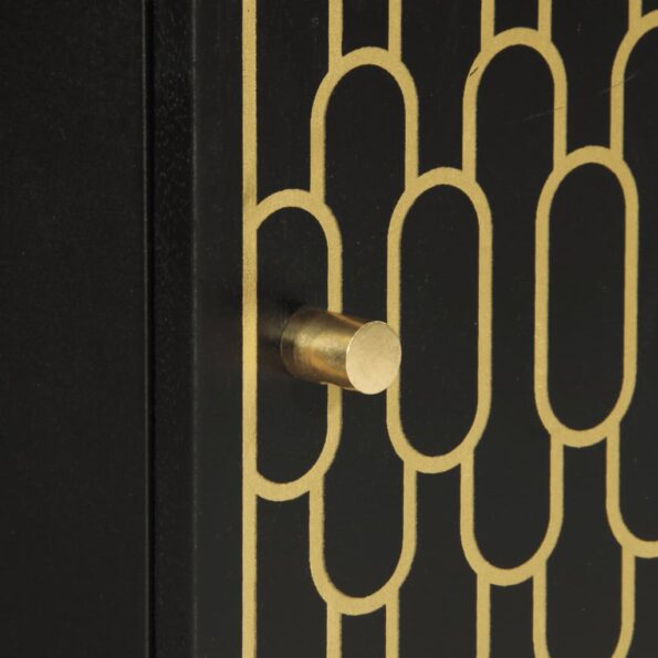 vidaXL Nočný stolík 38x33x58 cm masívne mangovníkové drevo – Obrázok 9