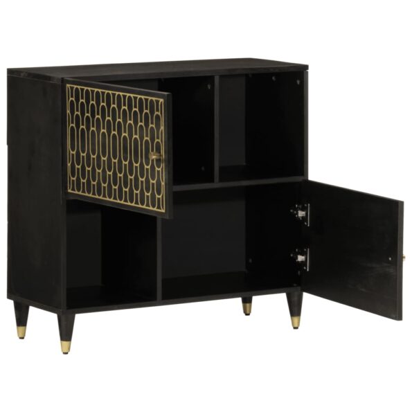 vidaXL Príručná skrinka 80x33x75 cm, mangový masív – Obrázok 2