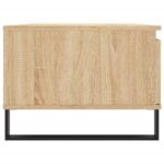 vidaXL Konferenčný stolík dub sonoma 90x50x36,5 cm spracované drevo – Obrázok 7