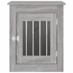 vidaXL Nábytková prepravka pre psa sivá sonoma 55x75x65cm kompoz.drevo – Obrázok 7