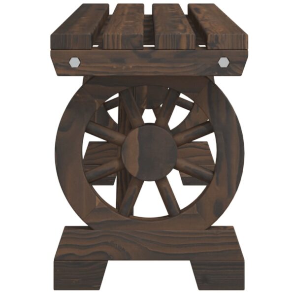 vidaXL Záhradná lavica 115 cm masívna jedľa – Obrázok 5