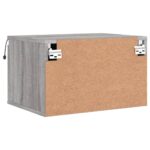 vidaXL Nástenné nočné skrinky s LED osvetlením 2 ks sivé sonoma – Obrázok 10