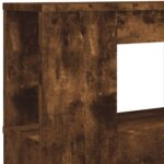 vidaXL Čelo s LED dymový dub 160x18,5x103,5 cm kompozitné drevo – Obrázok 9