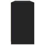 vidaXL Komoda s LED svetlami čierna 142,5x37x67 cm – Obrázok 7