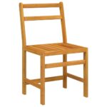 vidaXL 3-dielna balkónová súprava masívna akácia – Obrázok 3