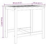 vidaXL 3-dielna balkónová súprava masívna akácia – Obrázok 12