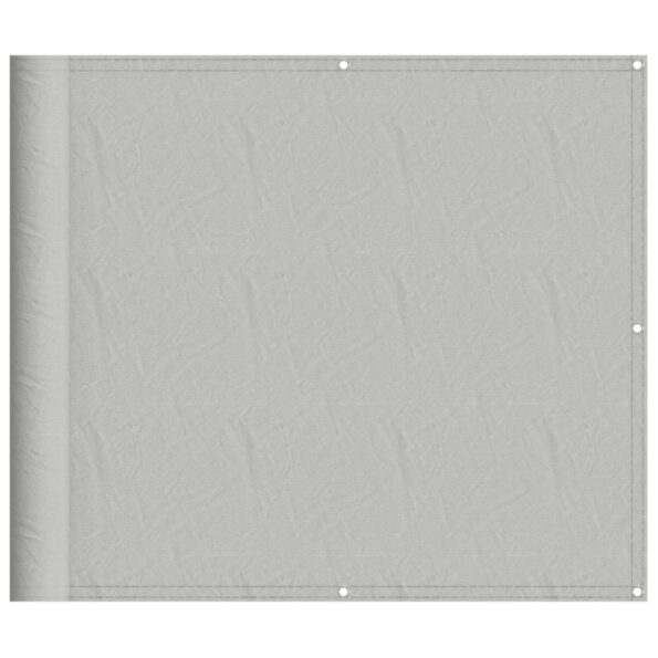 vidaXL Balkónová zástena svetlosivá 90x400 cm 100 % polyester oxford – Obrázok 2