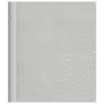 vidaXL Balkónová zástena svetlosivá 120x400 cm 100 % polyester oxford – Obrázok 2