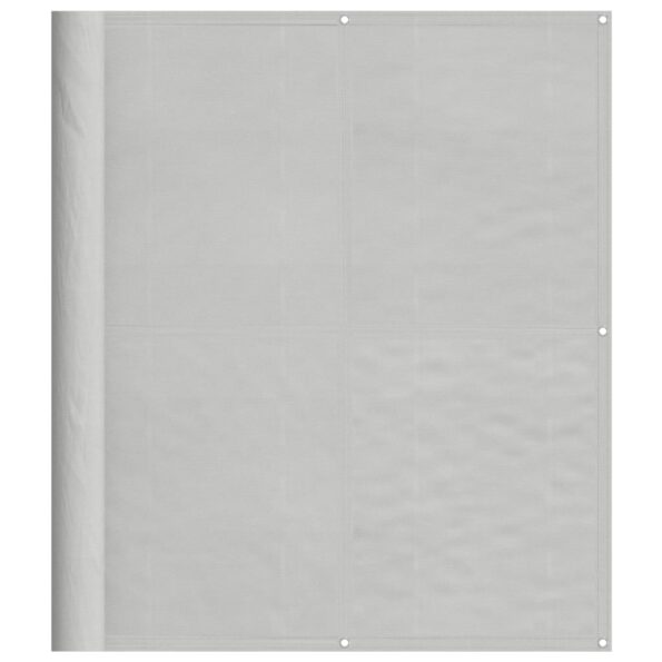 vidaXL Balkónová zástena svetlosivá 120x400 cm 100 % polyester oxford – Obrázok 2