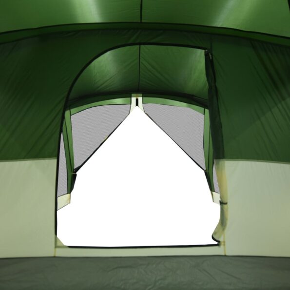 vidaXL Kempingový stan s verandou, 6 osôb, zelený, vodoodolný – Obrázok 12
