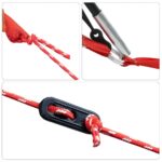 vidaXL Rodinný stan, kupola, 6 osôb, oranžový, vodoodolný – Obrázok 11