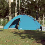 vidaXL Kempingový stan, 8 osôb, modrý, vodoodolný – Obrázok 3