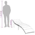 vidaXL Záhradné ležadlá 2 ks so stolíkom hnedé polyratan – Obrázok 10